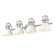 Duncan Four Light Vanity in Pewter (62|3602-BA4 PW-WHT)