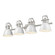 Duncan Four Light Vanity in Pewter (62|3602-BA4 PW-WH)