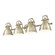 Duncan Four Light Vanity in Aged Brass (62|3602-BA4 AB-AB)