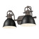 Duncan Two Light Vanity in Rubbed Bronze (62|3602-BA2 RBZ-BLK)