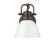 Duncan One Light Vanity in Rubbed Bronze (62|3602-BA1 RBZ-WH)