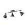 Duncan Three Light Semi-Flush Mount in Rubbed Bronze (62|3602-3SF RBZ-NVY)