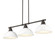 Duncan Three Light Linear Pendant in Rubbed Bronze (62|3602-3LP RBZ-WHT)