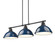 Duncan Three Light Linear Pendant in Matte Black (62|3602-3LP BLK-NVY)