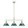 Orwell Three Light Linear Pendant in Aged Brass (62|3306-LP AB-GN)