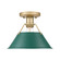 Orwell One Light Flush Mount in Brushed Champagne Brass (62|3306-FM BCB-GN)