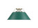Orwell Three Light Flush Mount in Aged Brass (62|3306-3FM AB-GN)