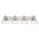 Hines Four Light Vanity in Pewter (62|3118-BA4 PW-SD)
