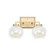 Elliott Two Light Bath Vanity in Brushed Champagne Brass (62|3094-BA2 BCB-ALA)