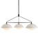 Glaze Three Light Chandelier in Ivory Stained Crackle (314|GADMC01)