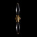 Mostra LED Wall Sconce in True Brass (238|046821-062-FR001)