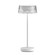 Crystal LED Table Lamp in White (34|TL-W251315-27-WT)