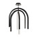 Helmet LED Pendant in Black (34|PD-93534-27-BK)