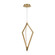 Tribeca LED Pendant in Aged Brass (34|PD-53520-40-AB)