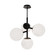 Quatrro LED Pendant in Black (34|PD-23527-40-BK)