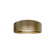 Grille LED Flush Mount in Aged Brass (34|FM-57518-35-AB)