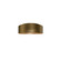 Grille LED Flush Mount in Aged Brass (34|FM-57512-27-AB)