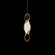 Bijoux LED Mini Pendant in Aged Brass (53|S8718-700R)