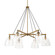 Sommersby Six Light Chandelier in Legacy Brass (7|5716-876)