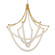 Pearl LED Chandelier in Legacy Brass (7|5648-732-L)
