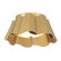 Waveform Three Light Flush Mount in Legacy Brass (7|3955-732)