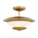 Solara Three Light Semi Flush Mount in Legacy Brass (7|3943-732)