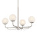 Whitehall Four Light Chandelier in Brushed Nickel (7|3797-84)