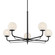 Whitehall Five Light Chandelier in Dark Matte Black (7|3795-899)