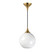 Neve One Light Pendant in Natural Aged Brass (16|21226MRNAB)