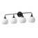 Neve Four Light Bath Vanity in Black (16|21224MRBK)