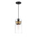 Gathering One Light Mini Pendant in Mystic Black (10|GTG1506K)