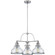 Grant Three Light Chandelier in Brushed Nickel (10|GRTS5103BN)