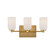 Nola Three Light Vanity in Brushed Gold/Glossy Opal Glass (347|VL57718-BG/GO)