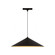 Luiz LED Pendant in Black (347|TRP73915-BK)