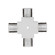 Trilo Track Track X-Connector in White (347|TRC989134-WH)