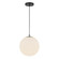 Marco LED Pendant in Black/Opal Glass (347|PD43612-BK/OP-5CCT-UNV)