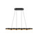 Maestro LED Linear Pendant in Black/Gold (347|LP90838-BK/GD-UNV)