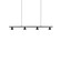 Dune LED Linear Pendant in Black (347|LP19937-BK-UNV)