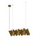 Domino LED Linear Pendant in Vintage Brass (347|LP17435-VB-UNV)