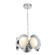 Cleo LED Chandelier in Chrome/Opal Glass (347|CH77916-CH/OP-UNV)