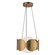 Ciel One Light Chandelier in Brushed Gold/Opal Glass (347|CH59810-BG/OP)