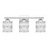 Gibson Three Light Bath in Polished Chrome (10|GIB8622C)
