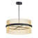 Chimes 5CCT LED Pendant in Black / Satin Brass (86|E34257-BKSBR)