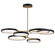 Hoopla LED Pendant in Black / Gold (86|E24328-BKGLD)