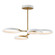 Hoopla LED Pendant in White/Gold (86|E24322-WTGLD)