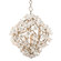 Lily Six Light Chandelier in Stria Gold Leaf (68|211-46-SGL)