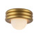 Harvey One Light Semi-Flush Mount in Brushed Gold (452|SF426012BG)