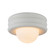 Harvey One Light Semi-Flush Mount in Antique White (452|SF426012AW)