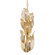 Orchid Ten Light Pendant in Legacy Brass (29|N2216-A-732)