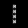 Pop Star LED Outdoor Wall Mount in Black (529|BWSW50526-BK)